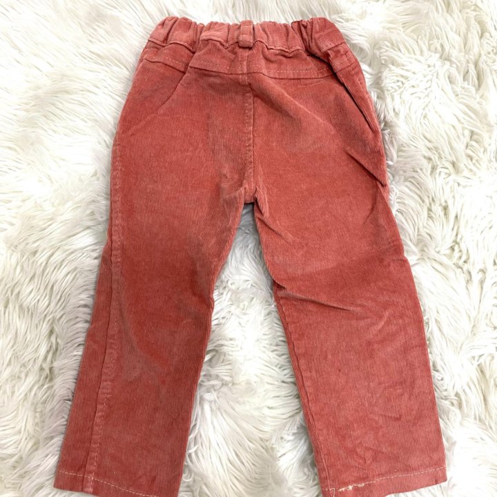 Вельветовые брюки размер 80-86