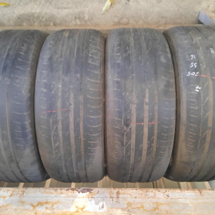 Bridgestone 205/55/16, 4шт