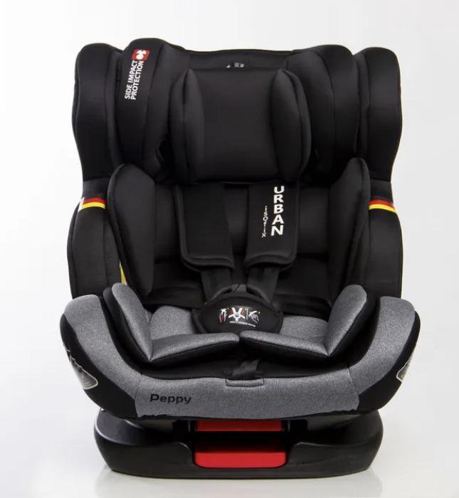 Автокресло Peppy Urban Isofix grey (0-36) новое