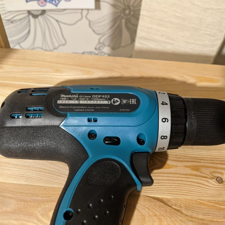 Шуруповерт makita новый ddf453