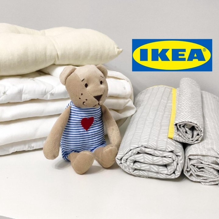 Детские постельные принадлежности ikea пакетом