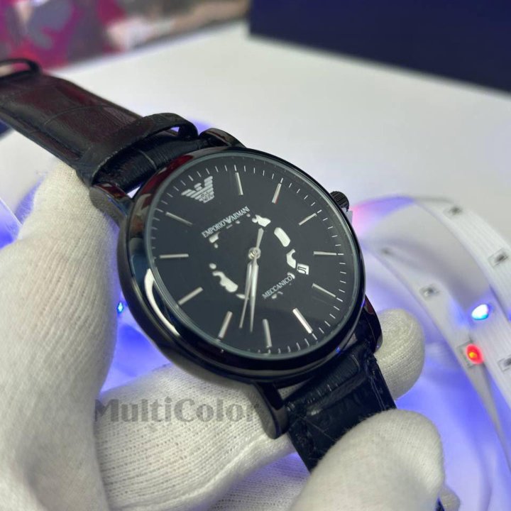 Часы Emporio Armani чёрные Новые