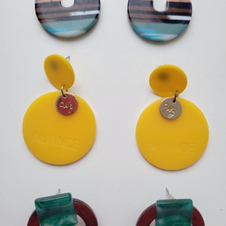 Серьги новые