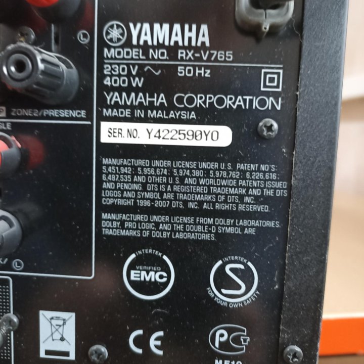 Ресивер Yamaha RX-V765