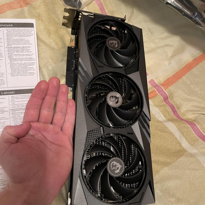 Видеокарта MSI GeForce RTX 4080 gaming X trio