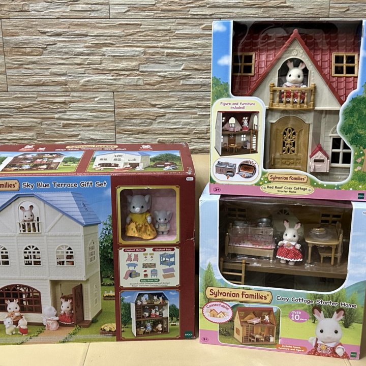 Новые. Домики Sylvanian Families