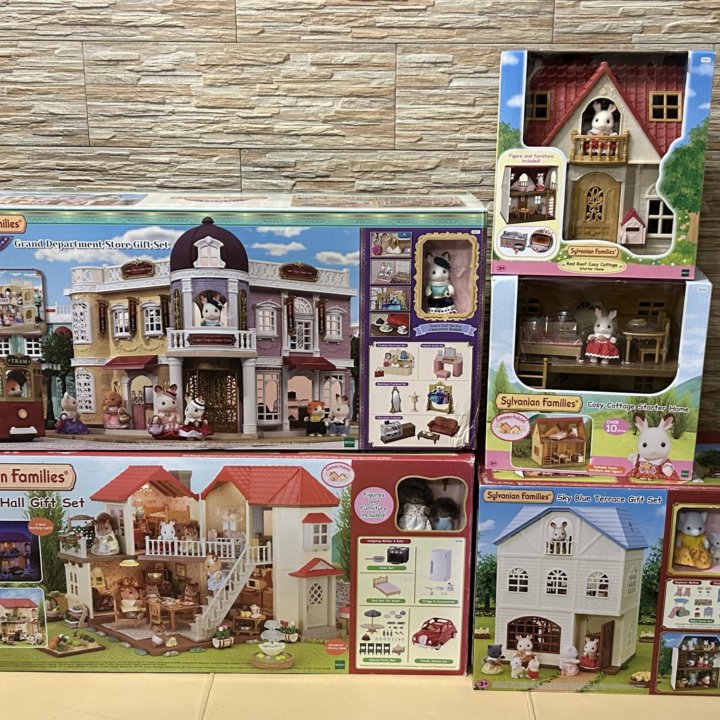 Новые. Домики Sylvanian Families