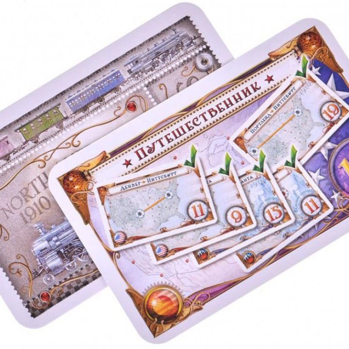 Дополнение к настольной игре Ticket to Ride Америка: 1910