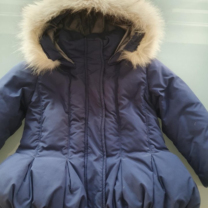 Куртка пуховик для девочки, 92 размер