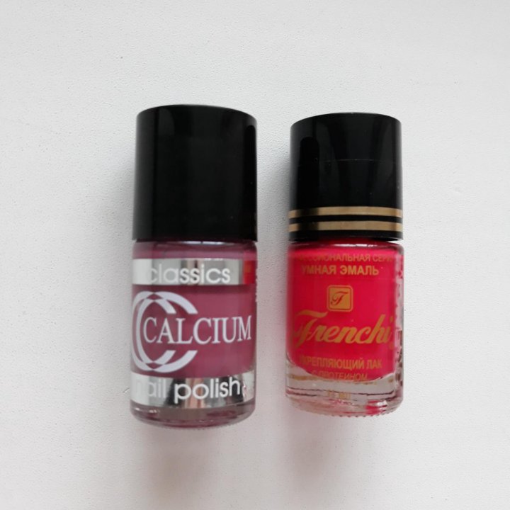 Лак д/ногтей,укрепляющий,с кальцием