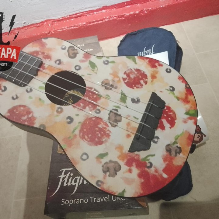 Укулеле-сопрано Flight TUS-40 PIZZA + чехол