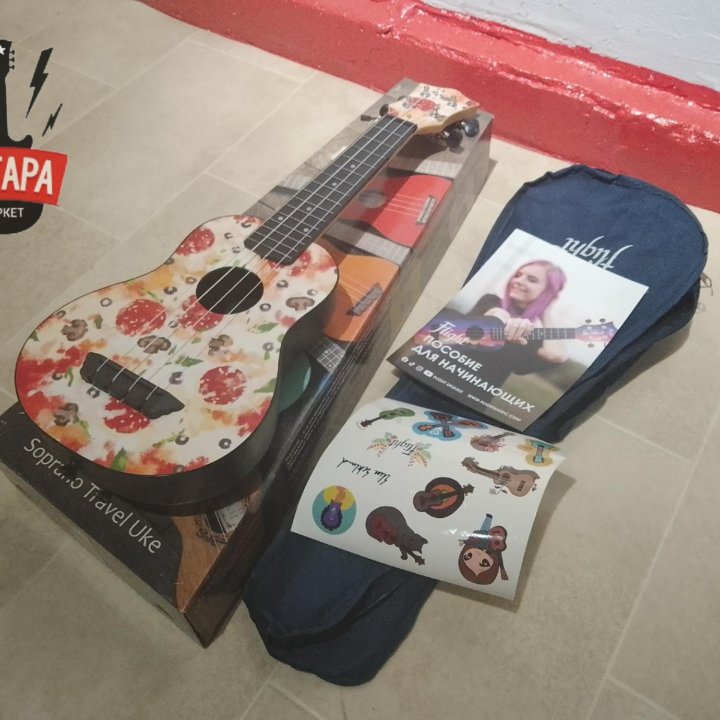 Укулеле-сопрано Flight TUS-40 PIZZA + чехол