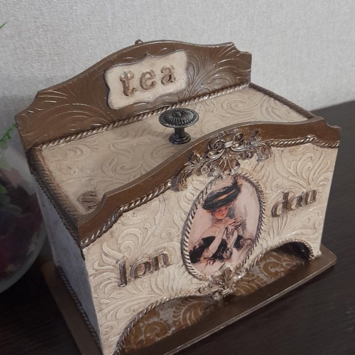 Коробка для хранения чайных пакетиков