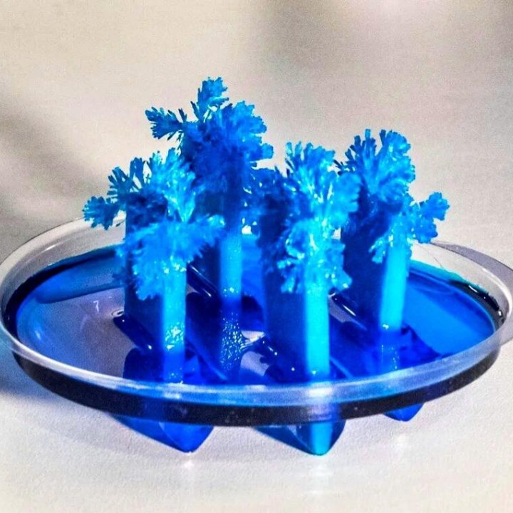 Набор для выращивания цветных кристаллов Синие