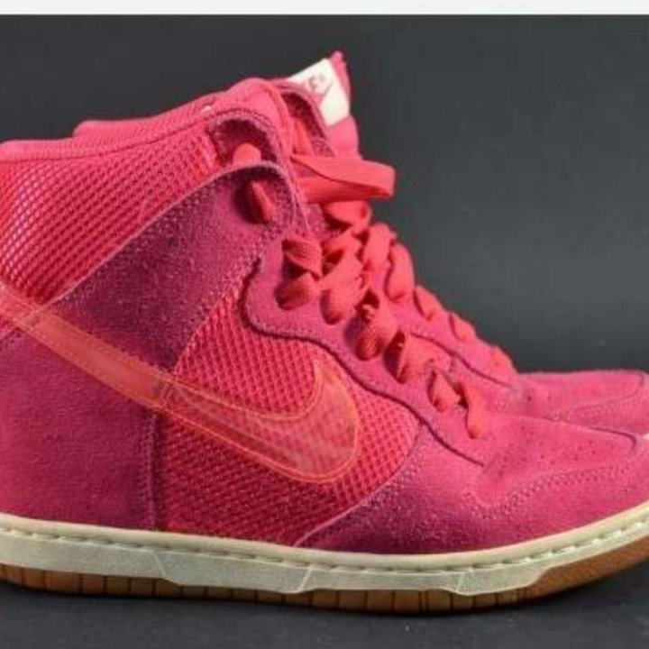 Женские кроссовки оригинал Nike Dunk Ski hi Найк