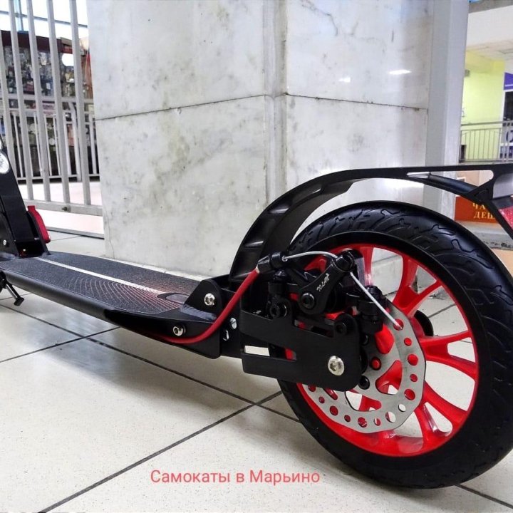 Самокат City Scooter Disk (2023),красный