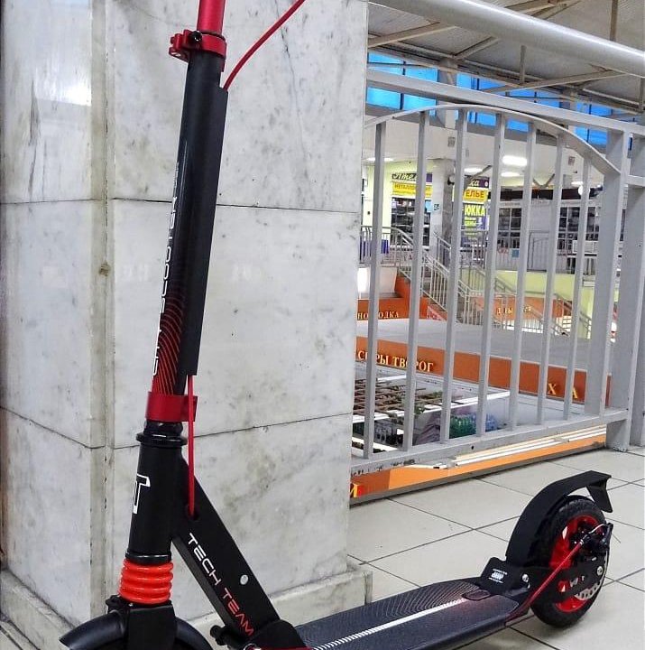 Самокат City Scooter Disk (2023),красный