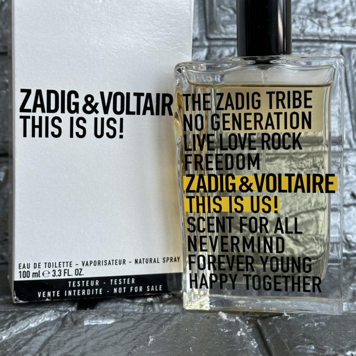 Женские духи This is Us! Zadig & Voltaire 90 мл.