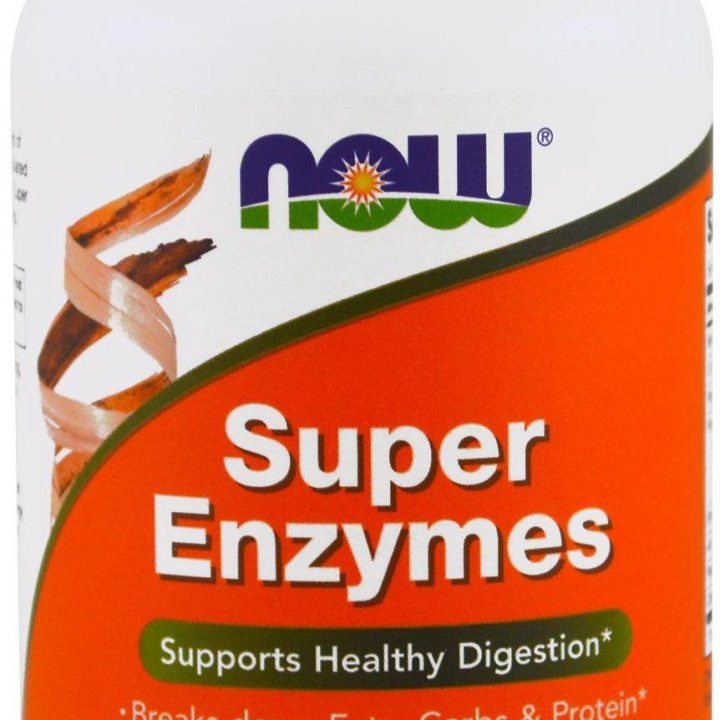 NOW Super Enzymes capsules 90 капсул