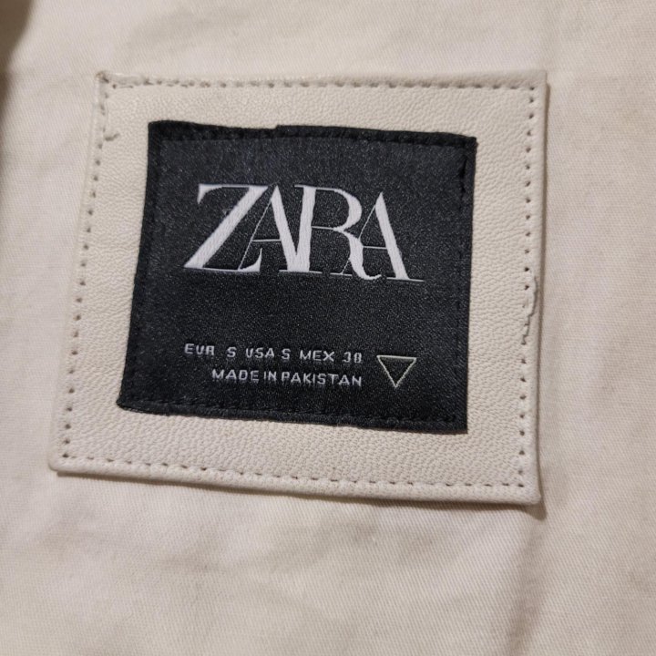 Новая косуха. Натуральная овечья кожа. ZARA.