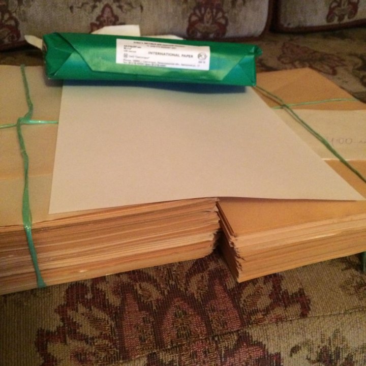 Бумага писчая А4 советских времен