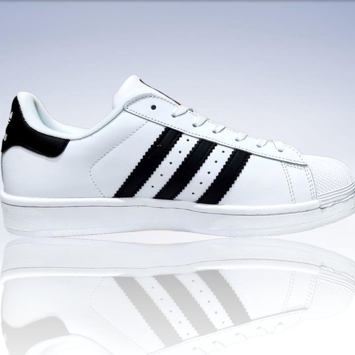 Кроссовки Adidas superstar. Демисезонные. Кожа