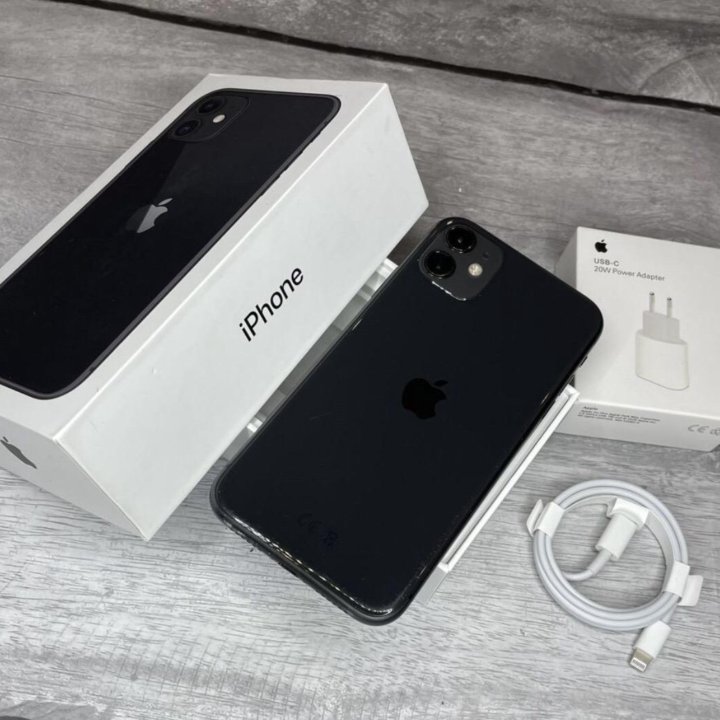 Оригинал iPhone 11 128gb Black Новый Доставка