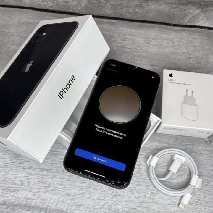 Оригинал iPhone 11 128gb Black Новый Доставка