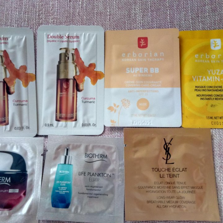 Пробники Clarins, Erborian