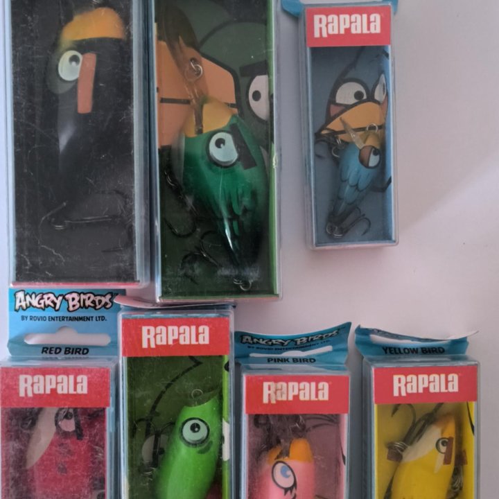 Воблера rapala angry birds