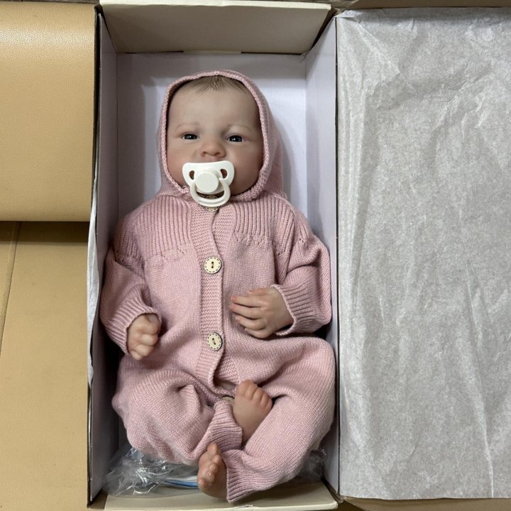 Новая. Кукла Реборн Новорожденный малыш (49см)