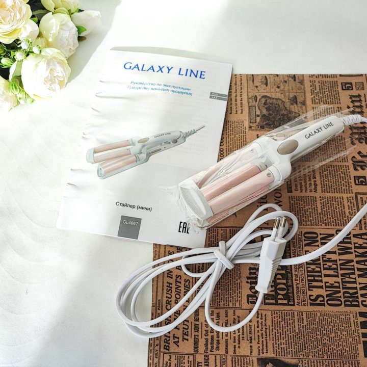 Плойка для волос волна galaxy line gl4667 новая