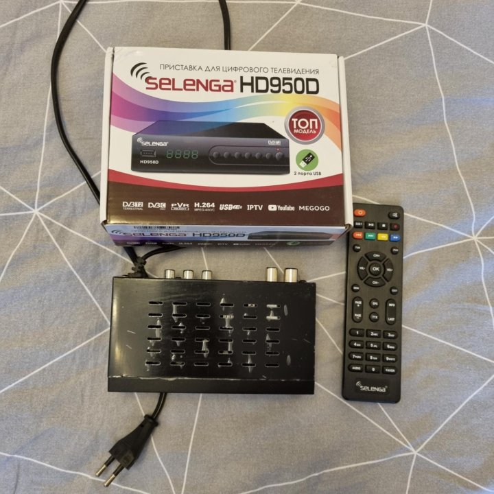 Тв приставка Selenga HD950D (не включается)