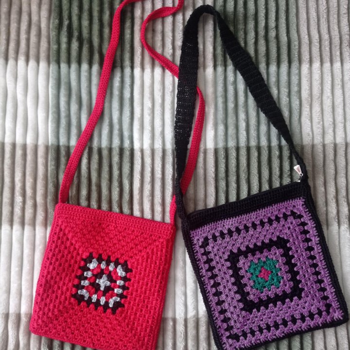 Сумки вязанные