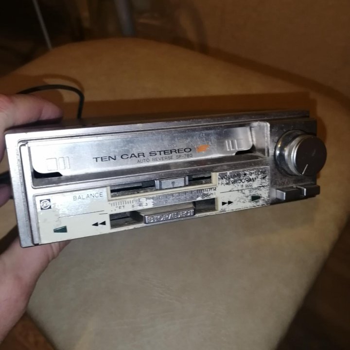 Ретро автомагнитола Fujitsu Ten car stereo sp 780