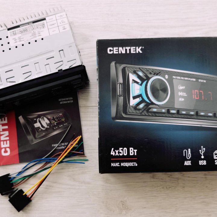 Автомагнитола Centek CT-8118 (4x50В) USB/MP3