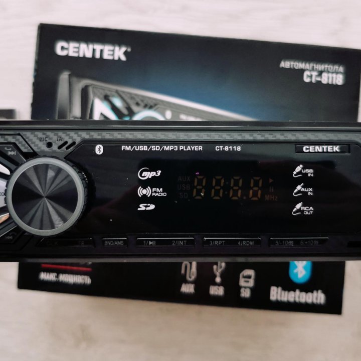 Автомагнитола Centek CT-8118 (4x50В) USB/MP3