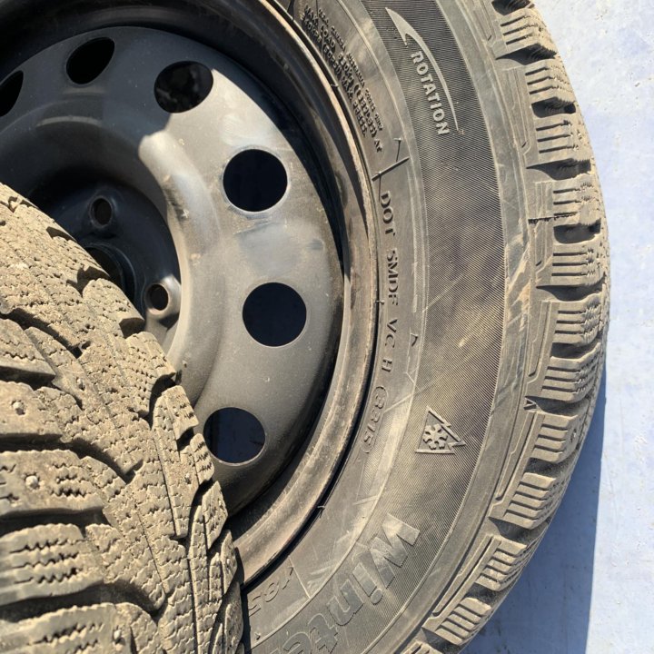 Резина hankook 185/65/15 + диски