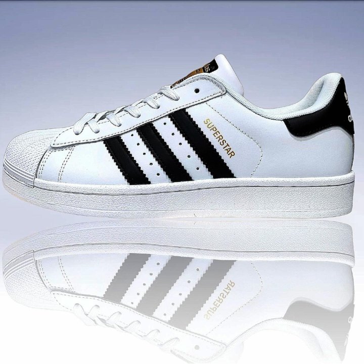 Кроссовки Adidas superstar. Демисезонные. Кожа