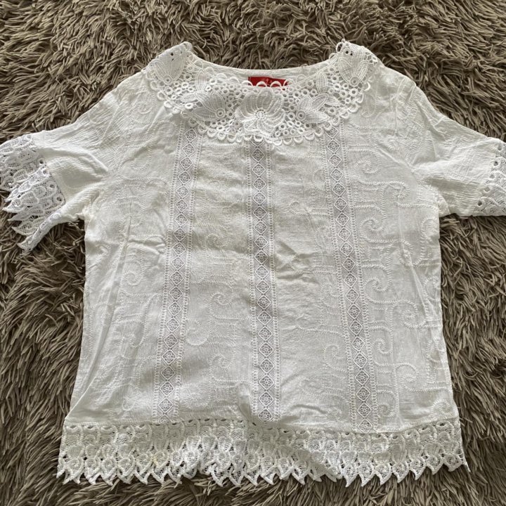 Хлопковая блузка (размер 52/54)