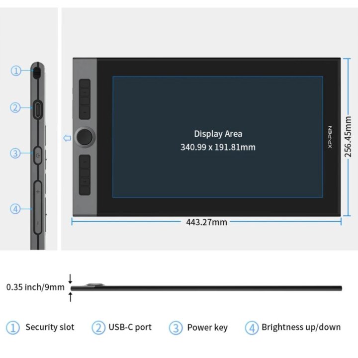 Графический планшет xp pen artist 16 pro