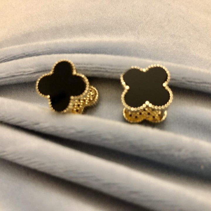 Серьги двусторонние