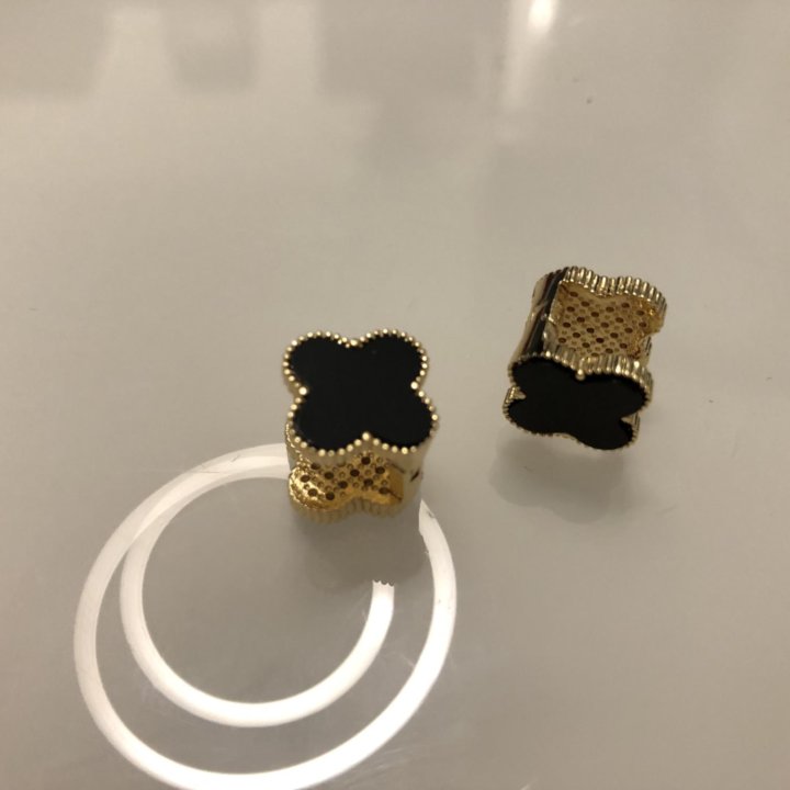 Серьги двусторонние