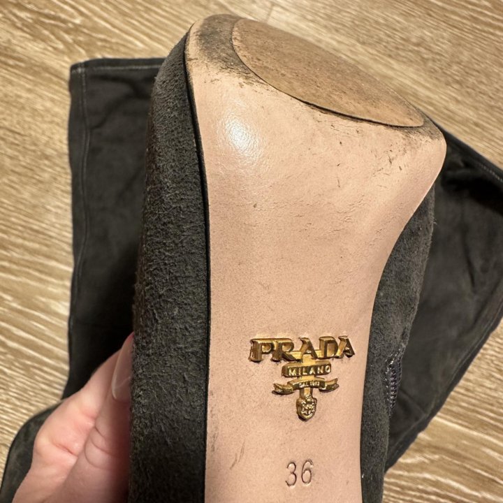 Ботфорты Prada