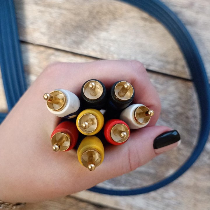 Межблочный кабель 4rca-4rca (1,5м)