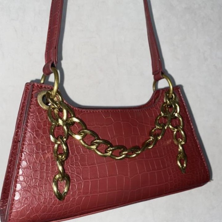 Красная сумка бу