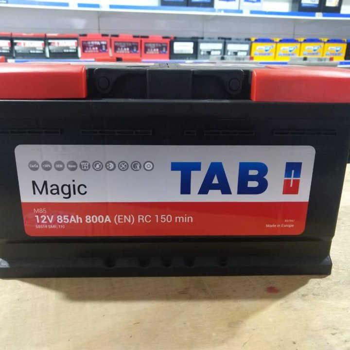 АККУМУЛЯТОР TAB Magic 85 Ач 800А