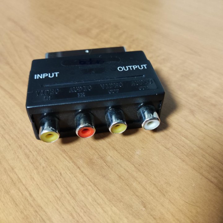 Переходник Scart/4 RCA (Тюльпаны)