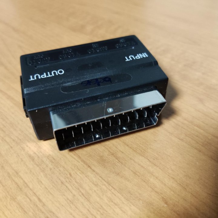 Переходник Scart/4 RCA (Тюльпаны)