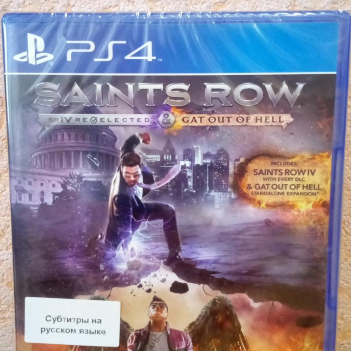 Игра Saints Row: Re-elected & Gat out of Hell PS4